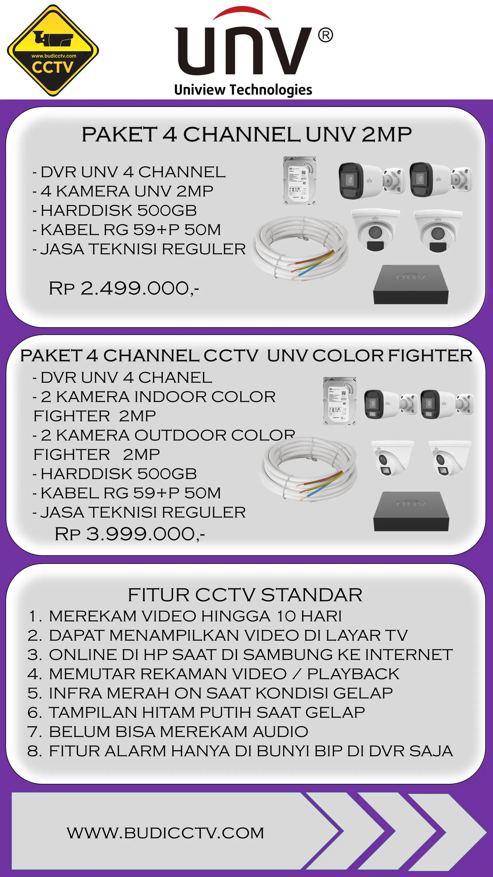 Harga 8 - Budi CCTV