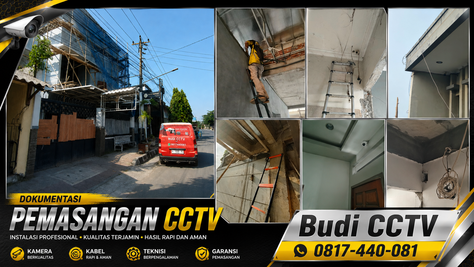 Instalasi CCTV IP Camera HiLook di Cirebon, Kualitas Lebih Unggul