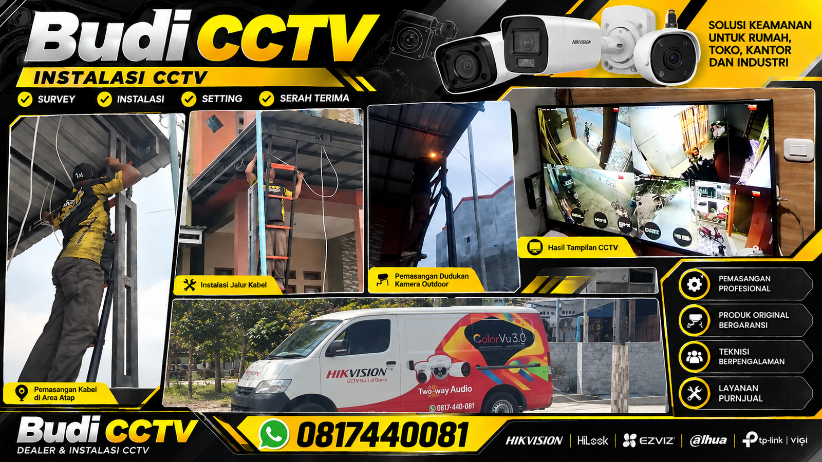 Pemasangan CCTV Hikvision Cirebon dengan Perencanaan Sesuai Anggaran