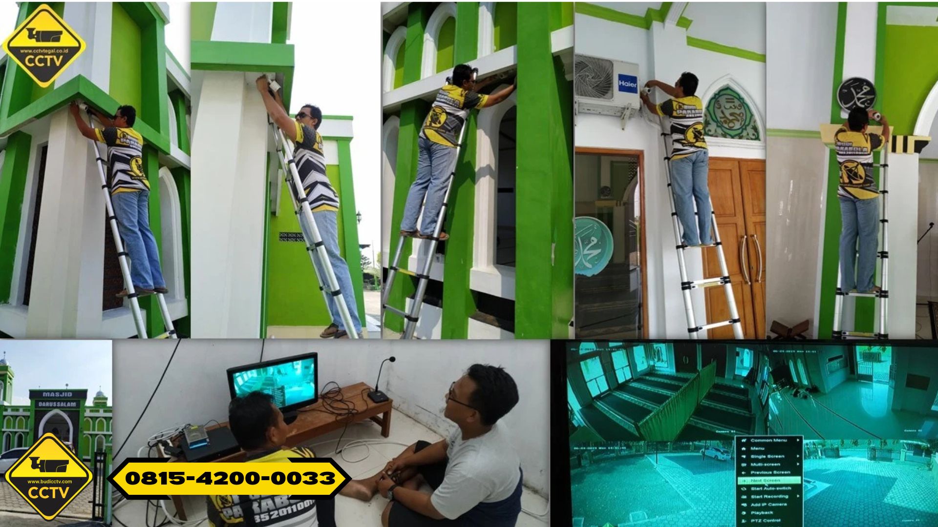 Jasa Pasang CCTV Hikvision di Cirebon – Smart Hybrid Light untuk Keamanan Masjid