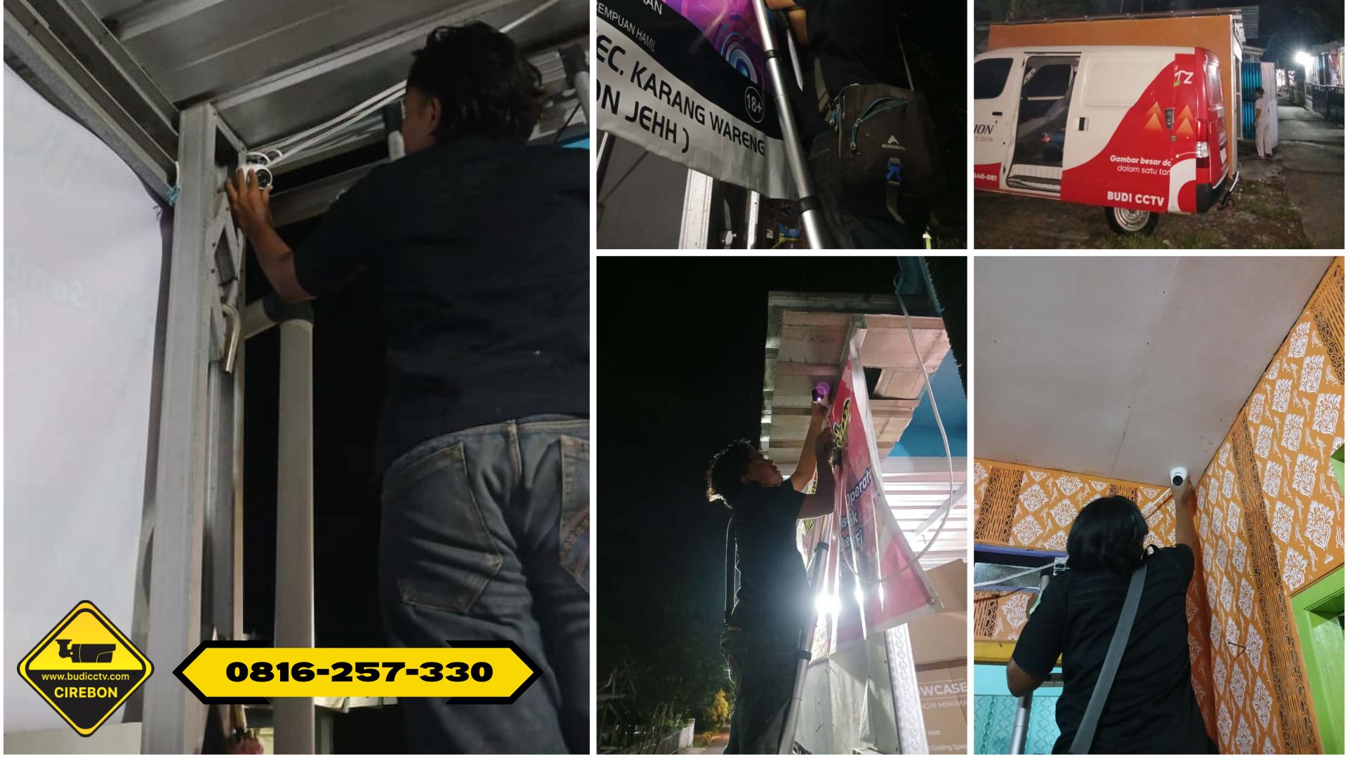 Pemasangan CCTV di Karangsembung, Cirebon oleh Budi CCTV