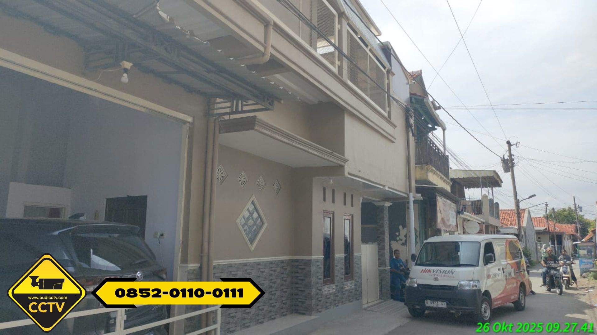 Pemasangan CCTV Hikvision Smart Hybrid Light di Kejaksan, Cirebon