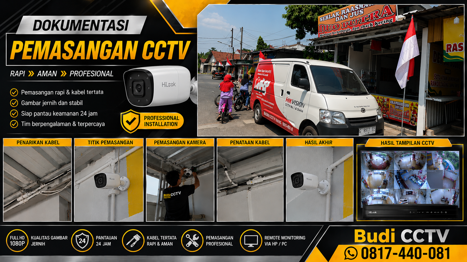 Warung Seblak Cirebon Kini Aman dengan CCTV HiLook